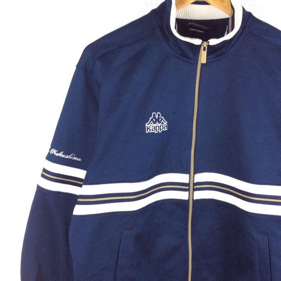 dark blue kappa jacket