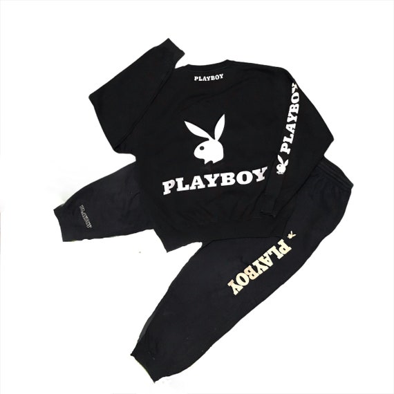 Vintage Playboy Sweatshirt Tracktop Medium Size/ P