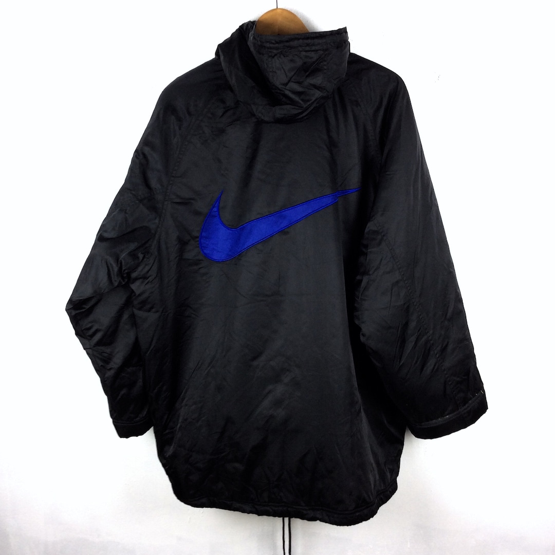 Vintage Nike Jacket Nike Winter Jacket Big Logo Full Zipper - Etsy