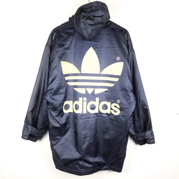 adidas jacket with logo on sleeves