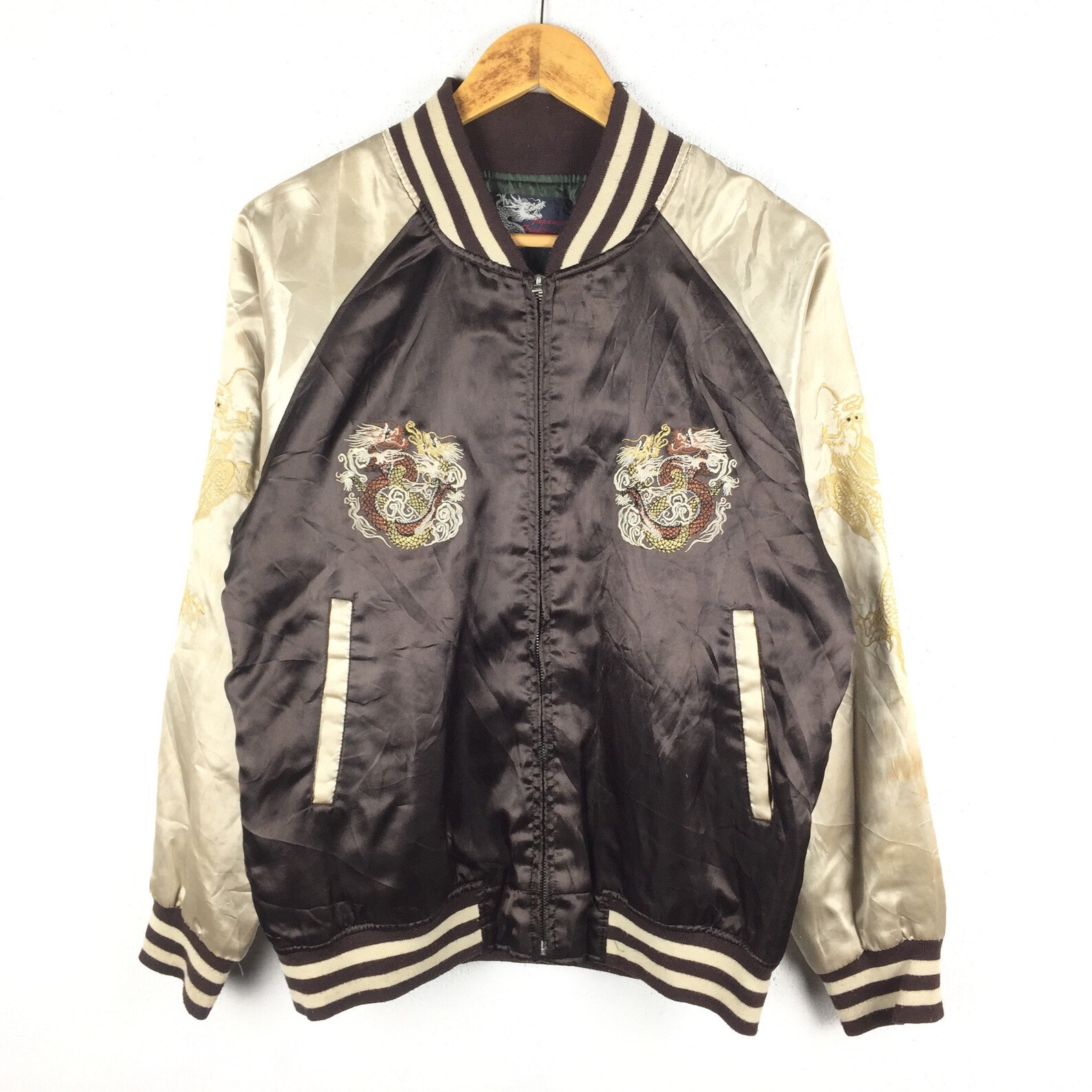RARE Vintage Sukajan Jacket Eagle / Tiger / Dragon Japan | Etsy