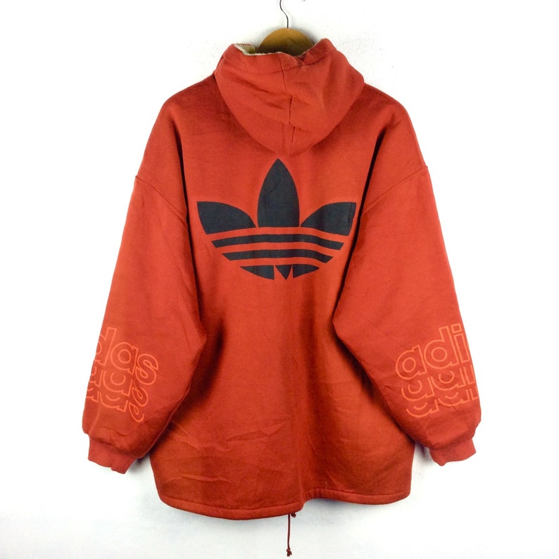 Vintage Adidas Jacket / Adidas Winter Jacket/ Adidas Hoodie / Etsy