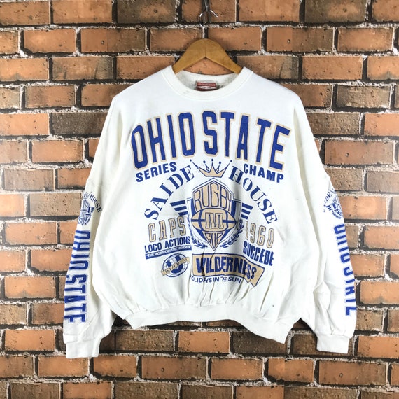 Vintage Ohio States Sweatshirt/ Rugby Sweatshirt /