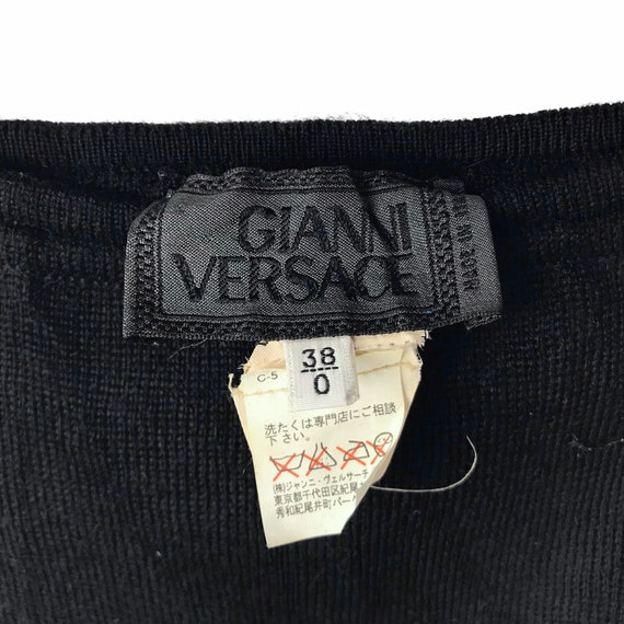 RARE!! Vintage 80s Versace Skirt Gianni Versace S… - image 3