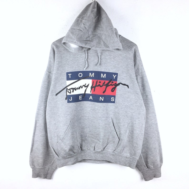 tommy hilfiger hoodie big logo