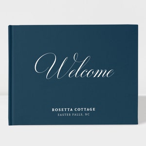 Welkom Gast Inloggen Boek Aangepast | Bed and Breakfast op maat BnB Boeken | 50 vellen papier | Beschikbare kleurkeuzes | Ontwerp: BNB002