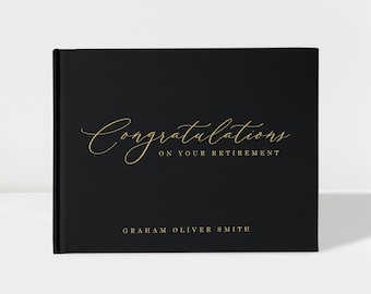 Livro de assinaturas personalizado para aposentadoria, álbum de recortes com mensagens de despedida para colegas, álbum de premiação por tempo de serviço.