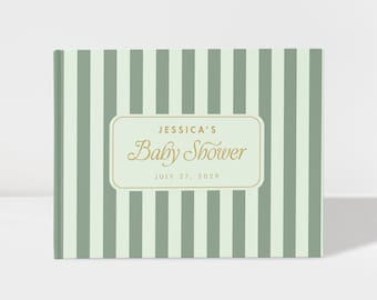 Custom Baby Shower Guest Book, Advice Book for New Parents, Sprinkle Sign In Scrapbook