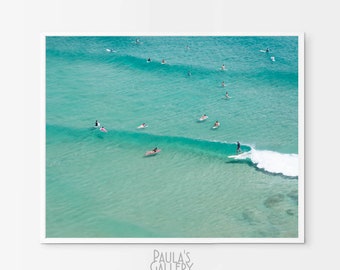 Surf Photography, Surf Print, Surf Poster, Surfing Wall Art, Ocean Waves Photography, Printable, Surf Art, Tropical Beach Print, Home decor