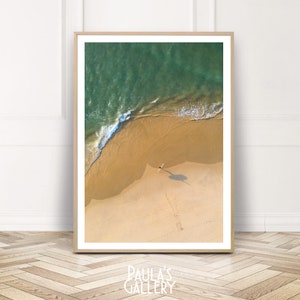 Surf Art Photography, Beach Print Wall Art, Aerial Surf Printable, Beach Home Decor, Aerial Ocean Waves Digital Prints, Instant Download