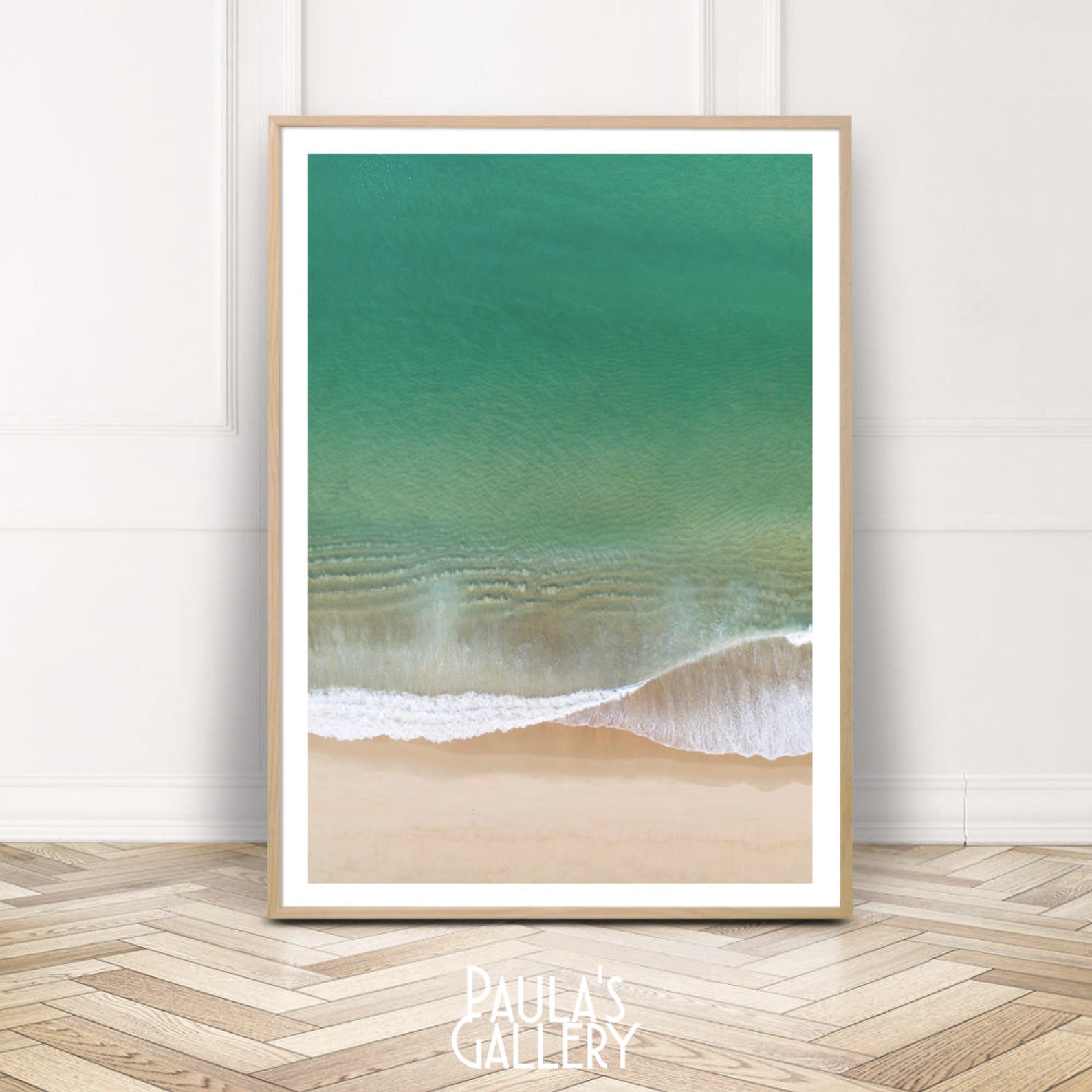 Ocean Print Wall Art Aerial Beach Photography Print Etsy