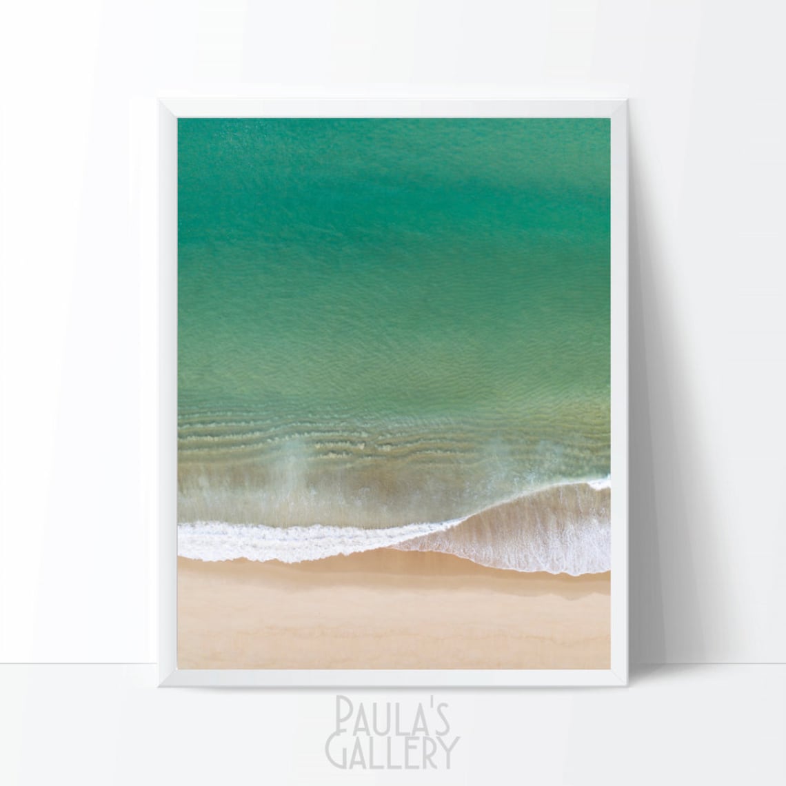 Ocean Print Wall Art Aerial Beach Photography Print Etsy