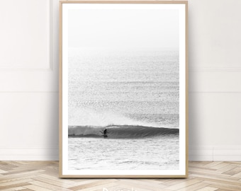 Surf Fotografie, Surf Fine Art, Surf Print, Surf Printable Art, Ozean Wandkunst, Surf Poster, schwarz weiß, digitaler Download