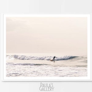 Cartel de arte de surf, impresión de surf, arte de pared de fotografía de surf, decoración del hogar de olas, impresiones digitales del océano, imagen costera
