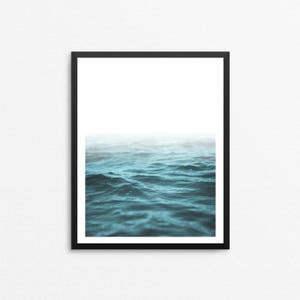 Ocean Water Printable Wall Art,coastal Digital Print,waves Large Poster ...