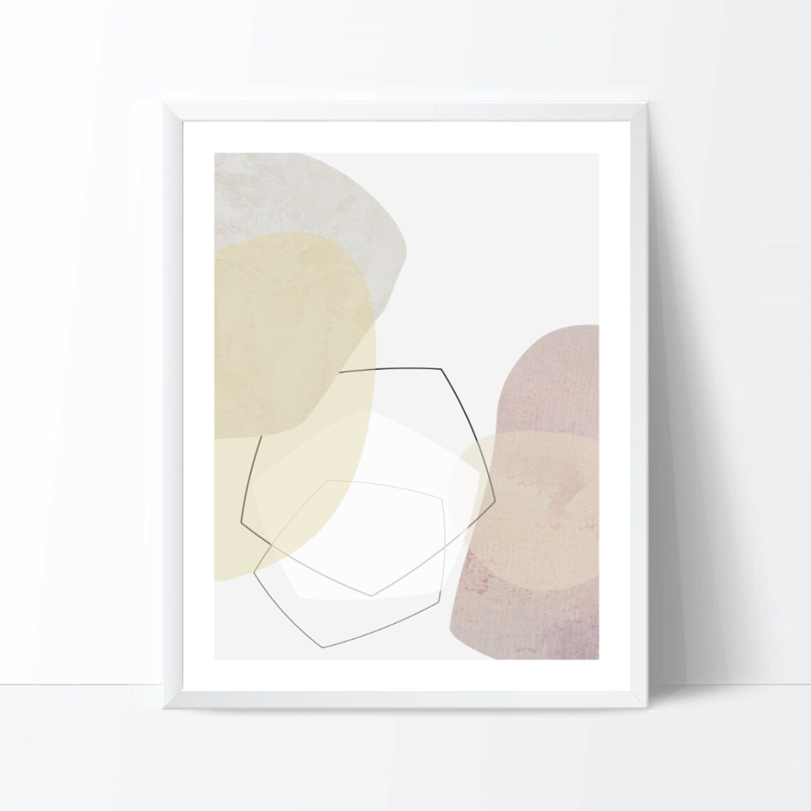 Abstract Printable Art Blush Abstract Wall Art Abstract Etsy