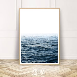 Ozean Wasser Druck Wandkunst, große Küstenfotografie, Strand Wellen druckbare Poster, Digitaldruck, sofortiger Download Home Decor