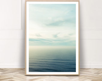 Ocean Wall Art Print, Waves Surf Photography Poster, Coastal Printable Home Decor, Beach Digital Prints, Art Gift, Aerial Photography