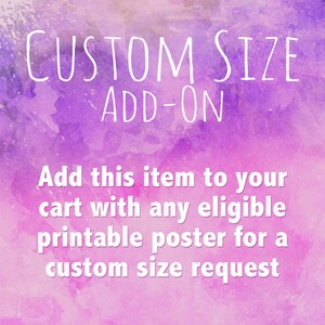Custom Size Add-on