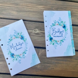 Intercalaires pour classeur A6 - Floral (Digital) – Budget Diary