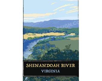 Virginia Shenandoah River, Virginia Shenandoah National Park, Shenandoah Valley, Blue Ridge Mountains, Skyline Drive