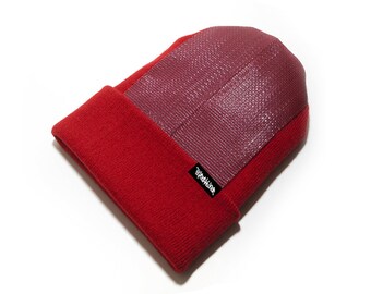 Head Spin Beanie Padded Bboy Hat Breakdance Headspin Cap Breakdancing Flite - Red