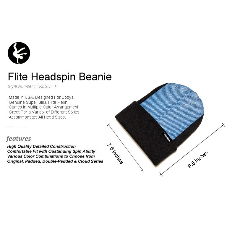 Diwimiki Berretto Professionale Bboy per Head Spin Beanie Berretto Breakdance Spin Hat, Nero, 7 Anni
