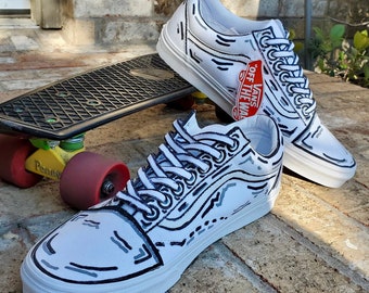 customized vans old skool