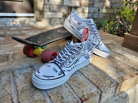 cartoon style vans