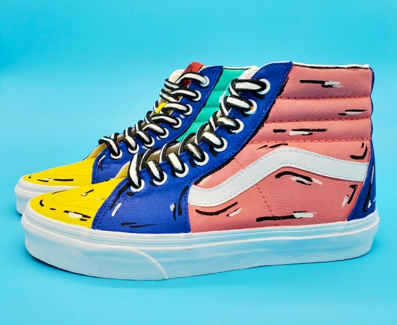 vans multicolor high top