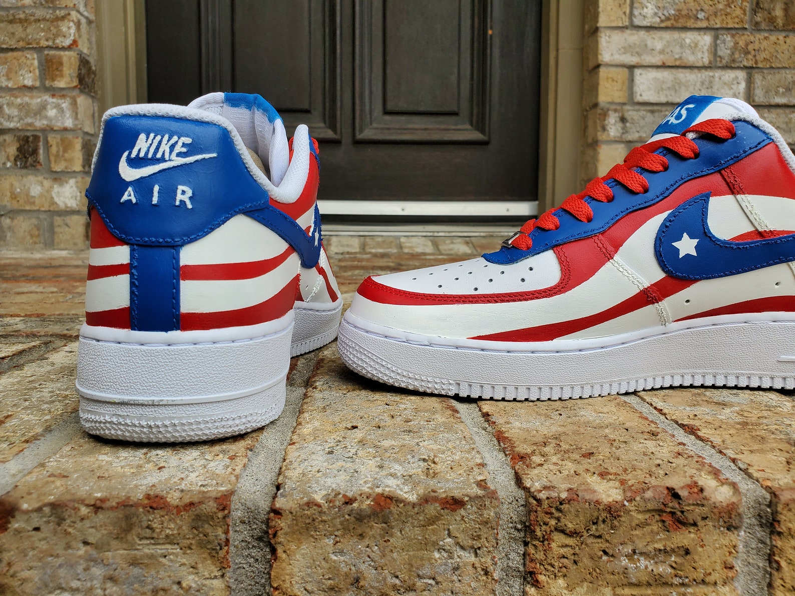Custom Air Force 1 Puerto Rico Puerto Rican Flag Etsy