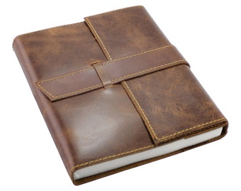 Genuine Leather Refillable Journal