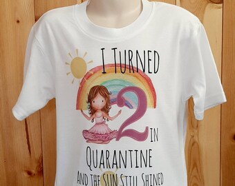 Sunshine Mountain Tees Boys Rocket Birthday Boy Shirt