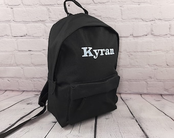 Personalised School Backpack With Embroidered Name or  display picture 3