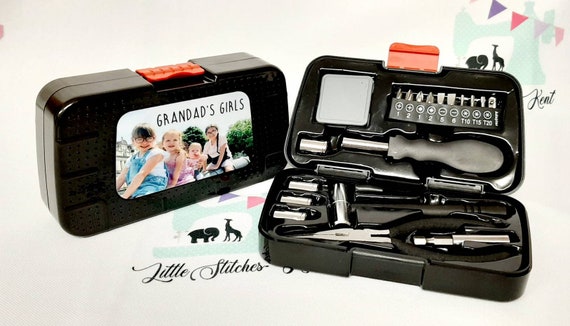 Mini Tool Kit Ideal for Gift. Personalised Dad, Grandad Present 