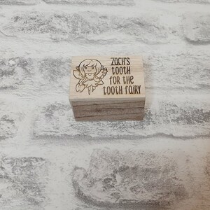 Wooden Tooth Fairy Box -