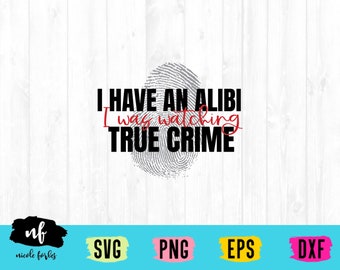 True Crime SVG Cut File