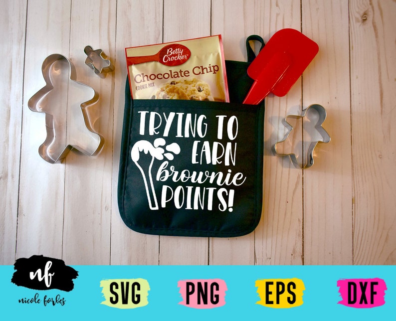 Download Trying To Earn Brownie Points SVG Cut File teacher gift ...
