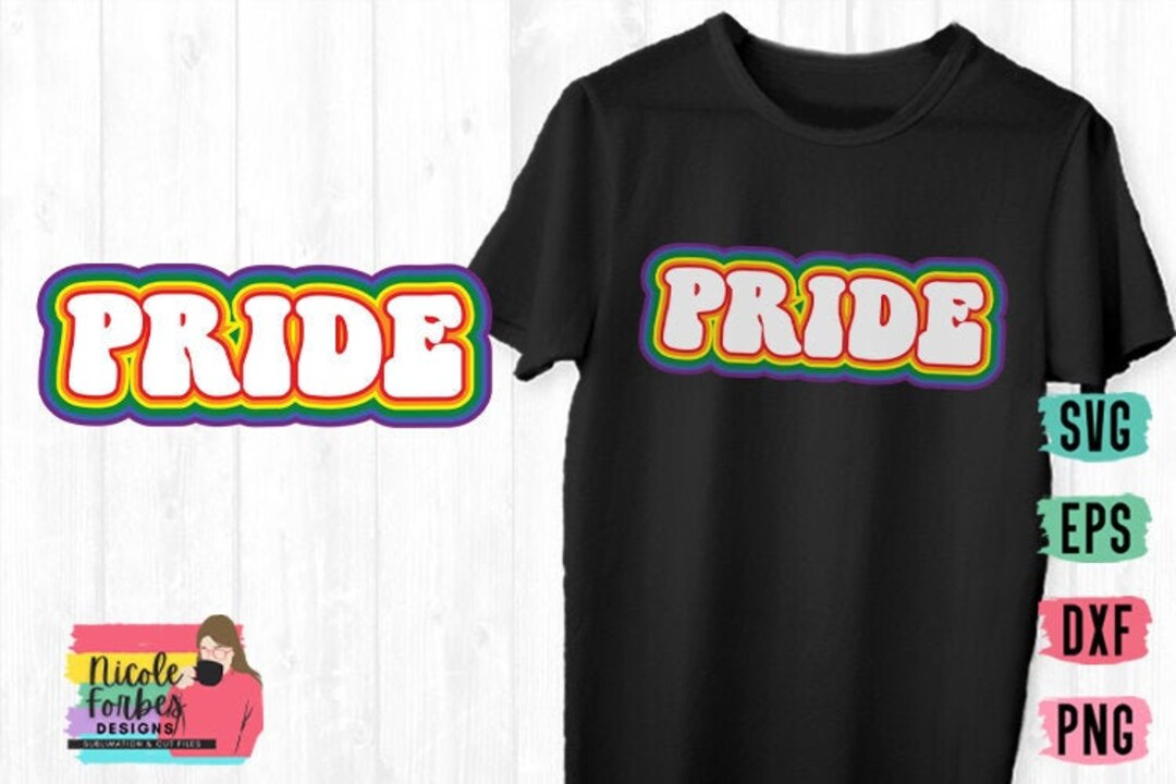 Gay Pride SVG Cut File - Etsy