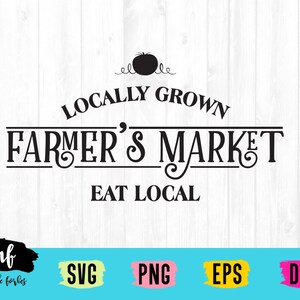 Farmer&#39;s Market Farmhouse SVG Craft File