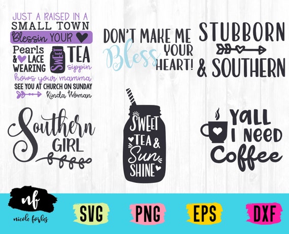 Download Southern Girl Svg Bundle Etsy