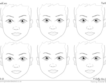 A2 (420 x 594 mm - 16,5 x 23,4 in) Brandneues Design 6 Child's Face Board Querformat von Sally-Ann Lynch Training Tried & Tested