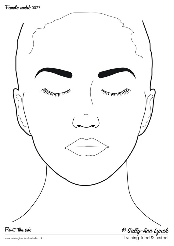 A4 210 X 297 Mm 8 3 X 11 7 In Ladies Eyes Closed Sally Ann Etsy