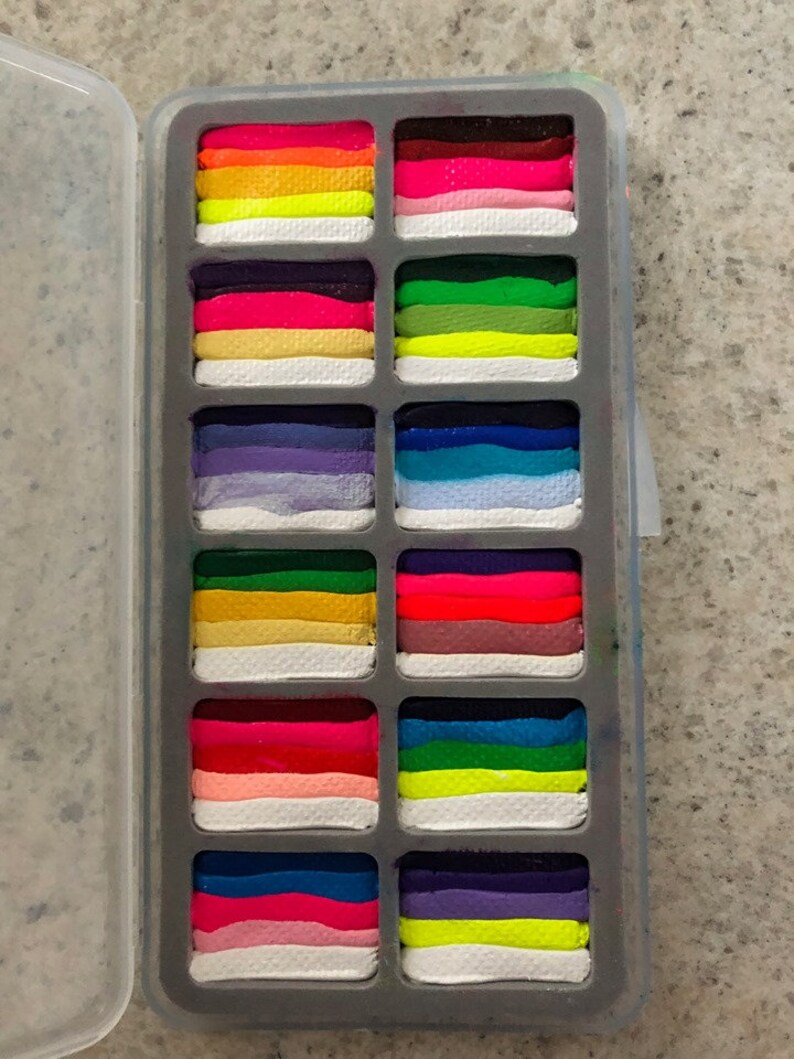 Fun Fair Explosion 12 Colour Bespoke Palette by Sally-Ann Lynch