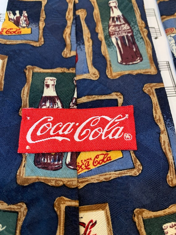 Vintage Coca Cola themed Necktie - image 8
