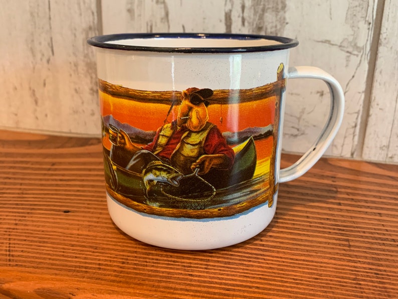 Vintage Joe Camel Coffee Mug Enameled Coffee Cup from 1993 ...