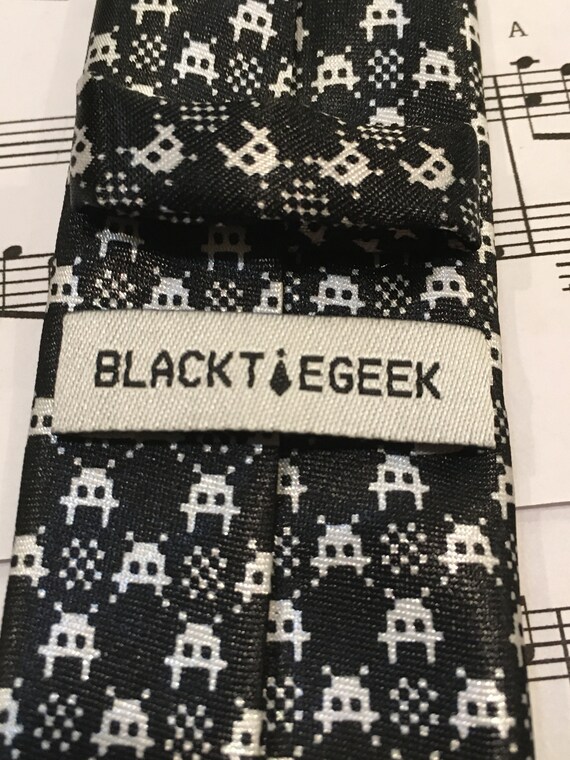 Space Invaders Theme Necktie - image 4