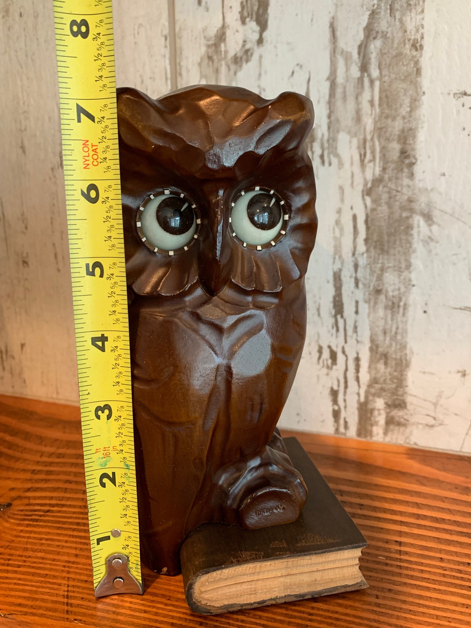 Vintage Oswald Owl Clock 1940's J. Oswald Company Rolling Etsy