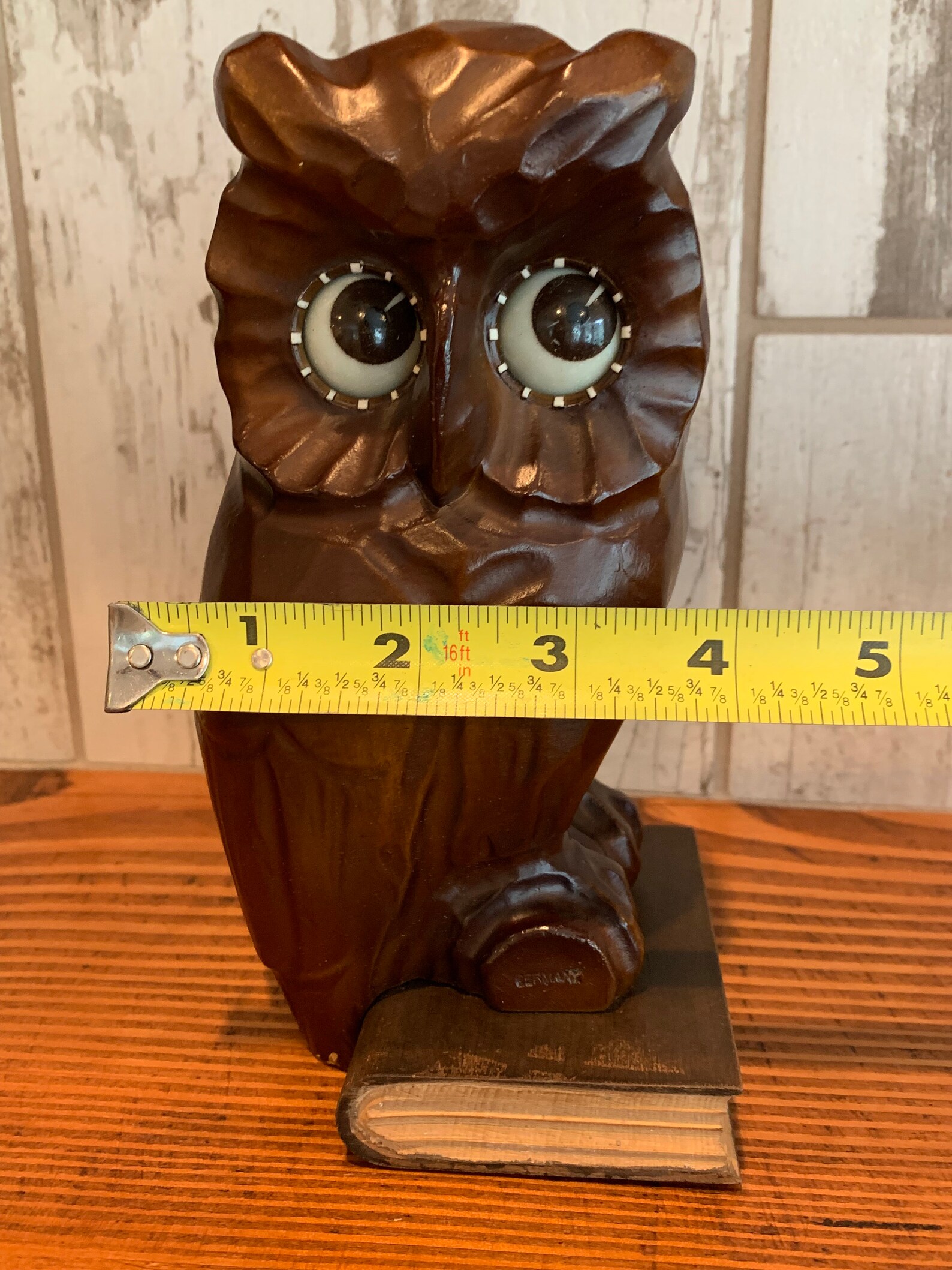 Vintage Oswald Owl Clock 1940's J. Oswald Company Rolling Etsy