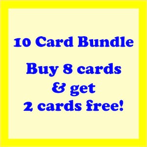 Greeting Card Bundle | Box of 10 | Variety Card Pack | Assorted Greeting Cards | Birthday Cards | Everyday Cards | Celebration Cards